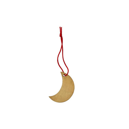 20% OFF: Brass Moon Ornament
