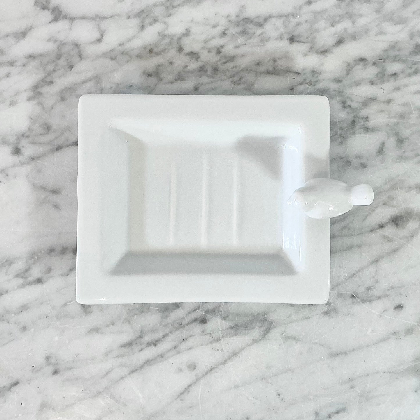 Vintage Porcelain Bird Soap Dish