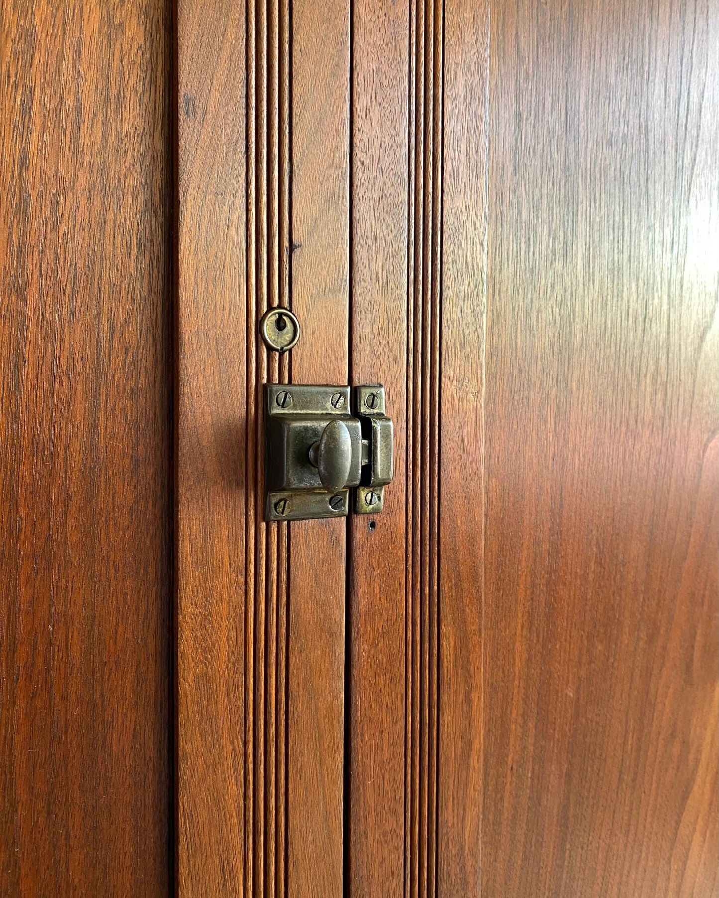 Restored XL Antique Walnut Wardrobe
