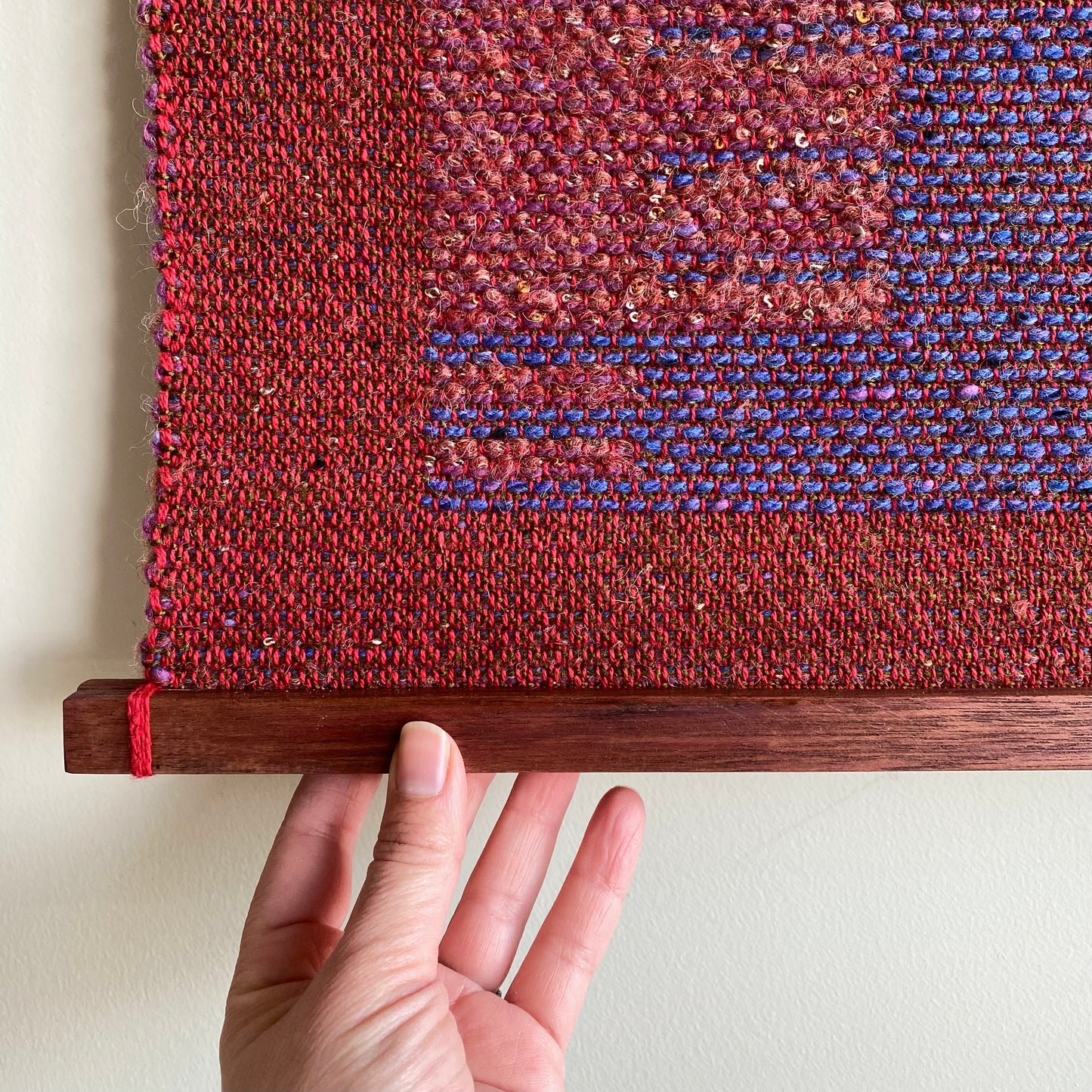 ON HOLD: Vintage Handmade Weaving / Wall Hanging / Textile Art
