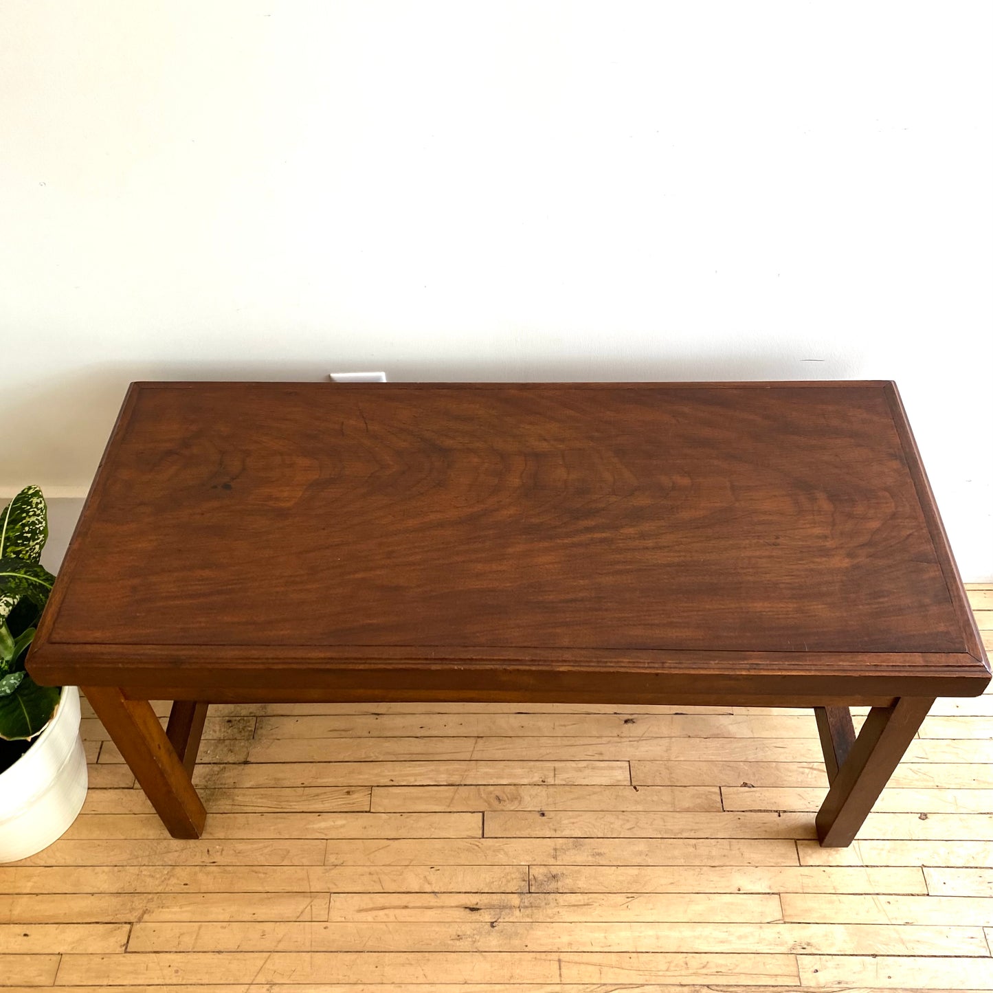 Vintage Solid Wood Flip-top Bench