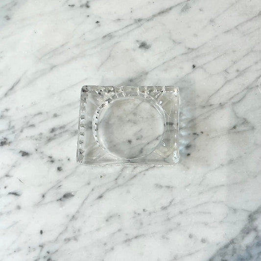 Pretty Vintage Glass Ashtray