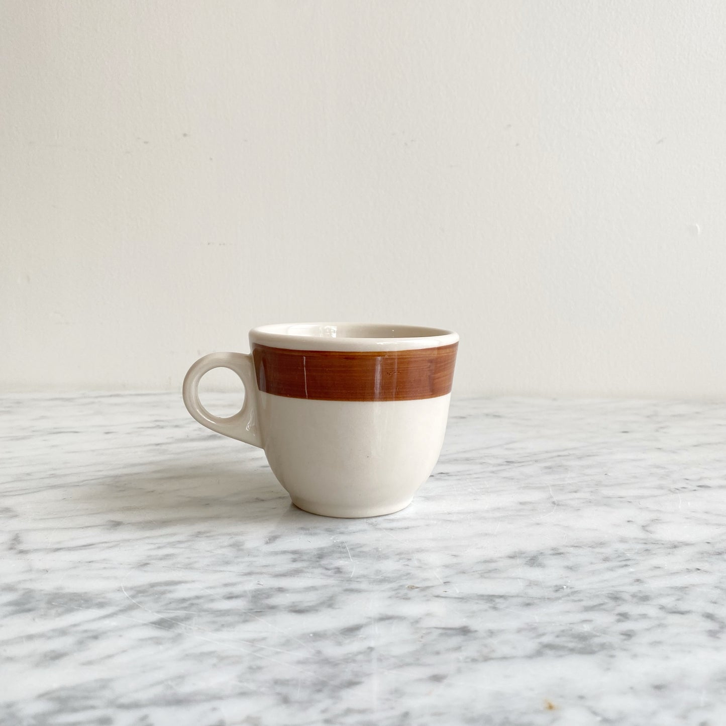 Vintage Striped Coffee Cup