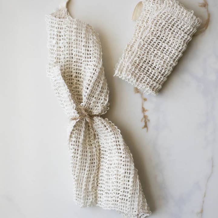 Natural Exfoliating Cotton Linen Washcloth