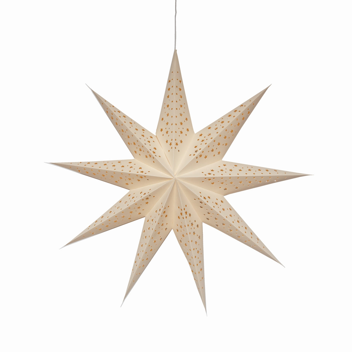 10% OFF: Cream 9-Point Twinkle Star, 25"