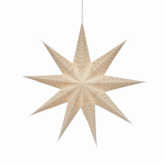 10% OFF: Cream 9-Point Twinkle Star, 25"