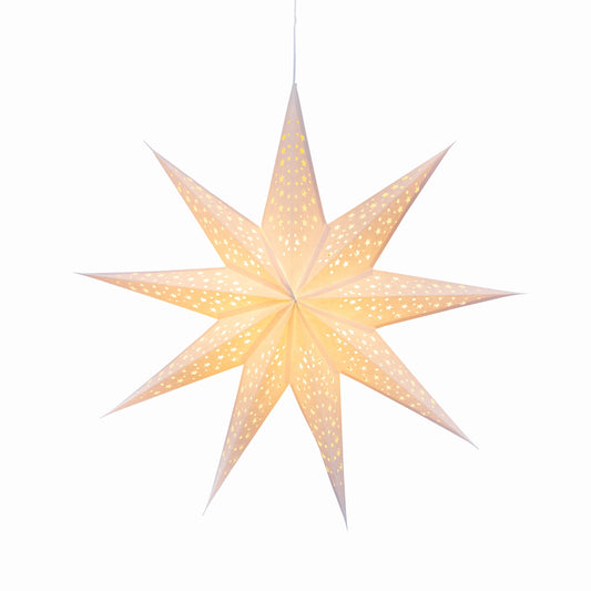 10% OFF: Cream 9-Point Twinkle Star, 25"