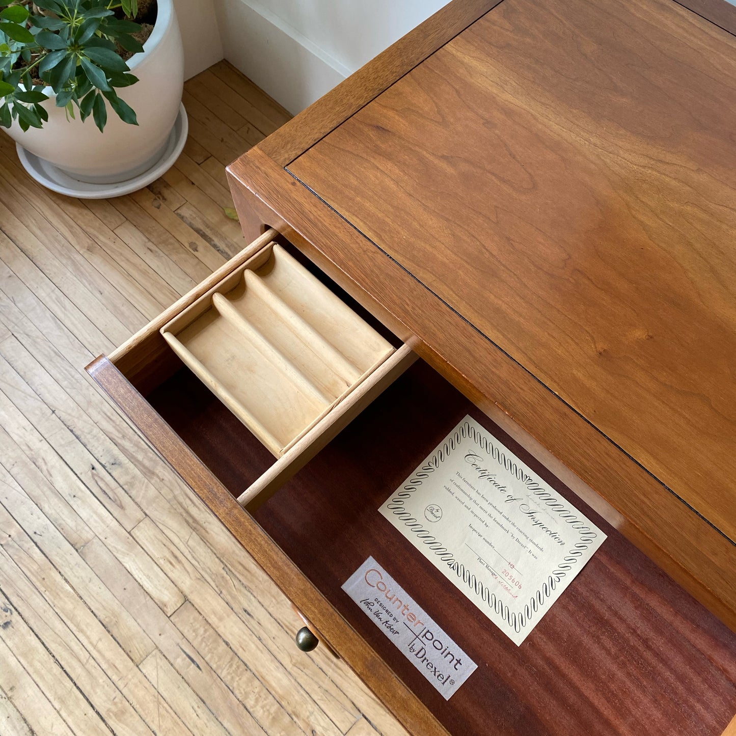 MCM Drexel "Counterpoint" 6-drawer Dresser + Mirror (Circa 1956)