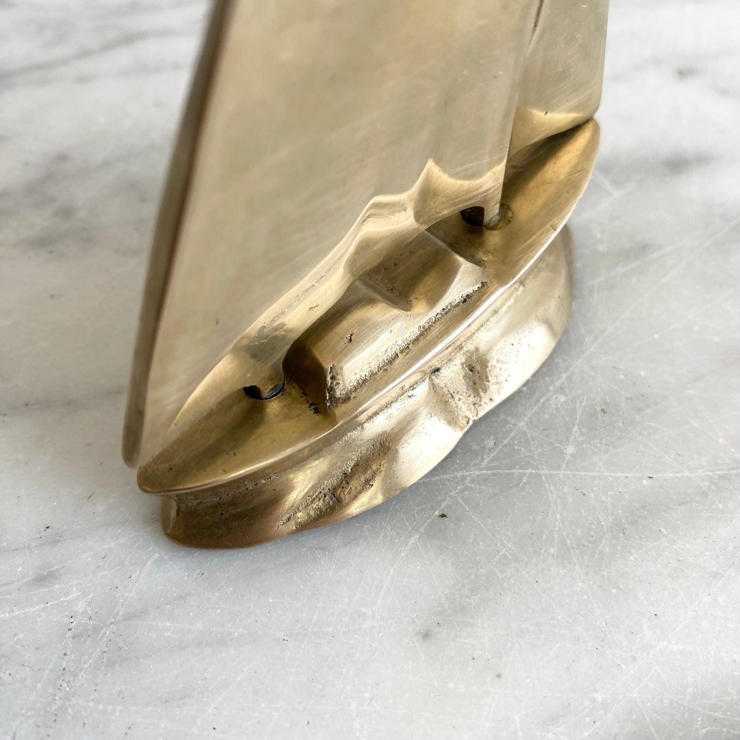 Vintage Brass Sailboat, 4"