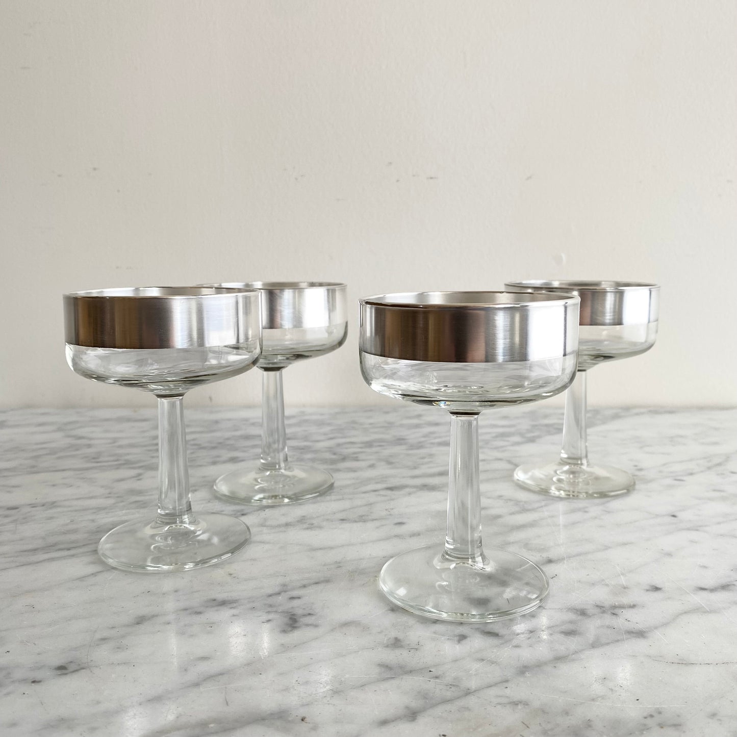 S/4 Petite Vintage Silver Rimmed Glasses