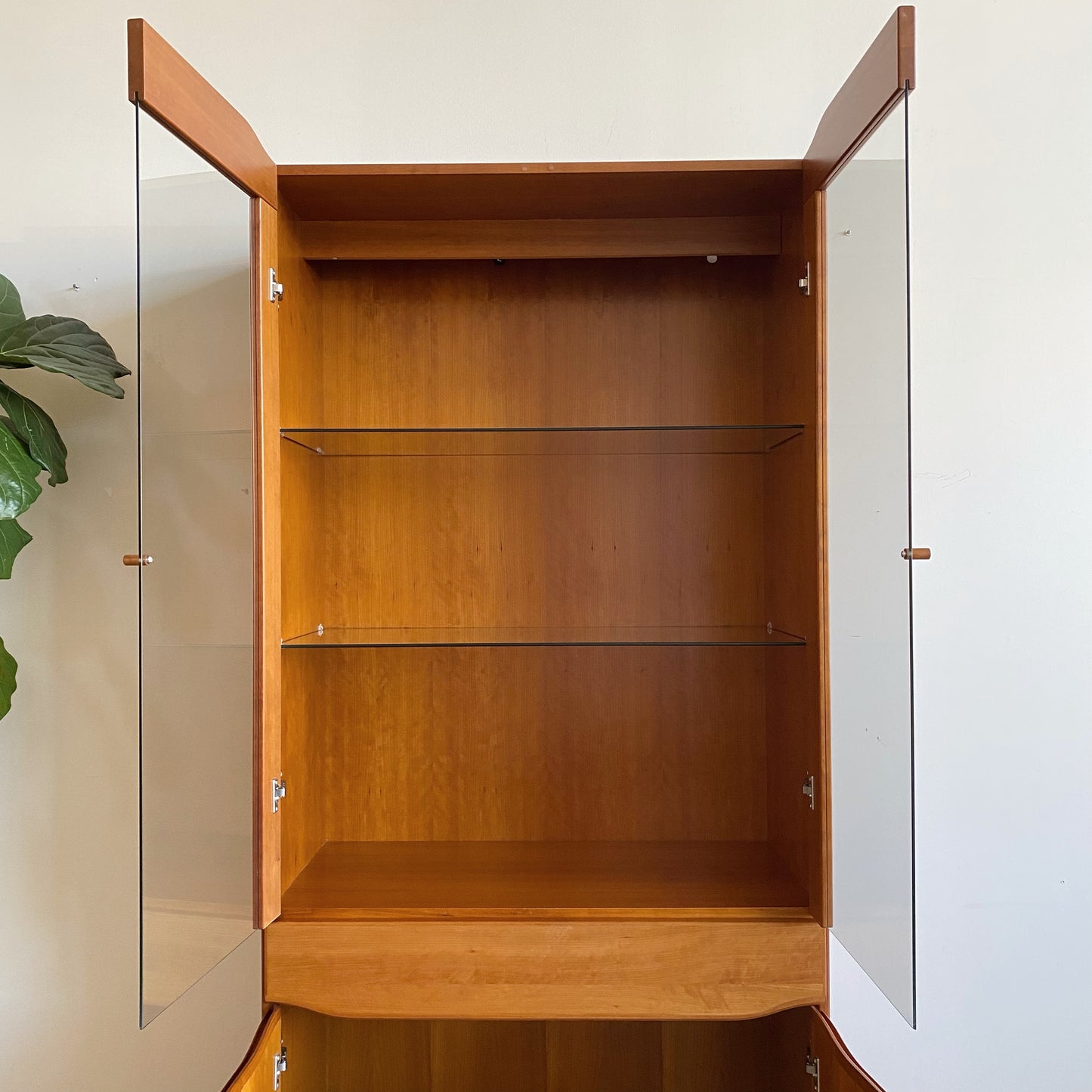 Contemporary Found Teak Display Cabinet / Hutch