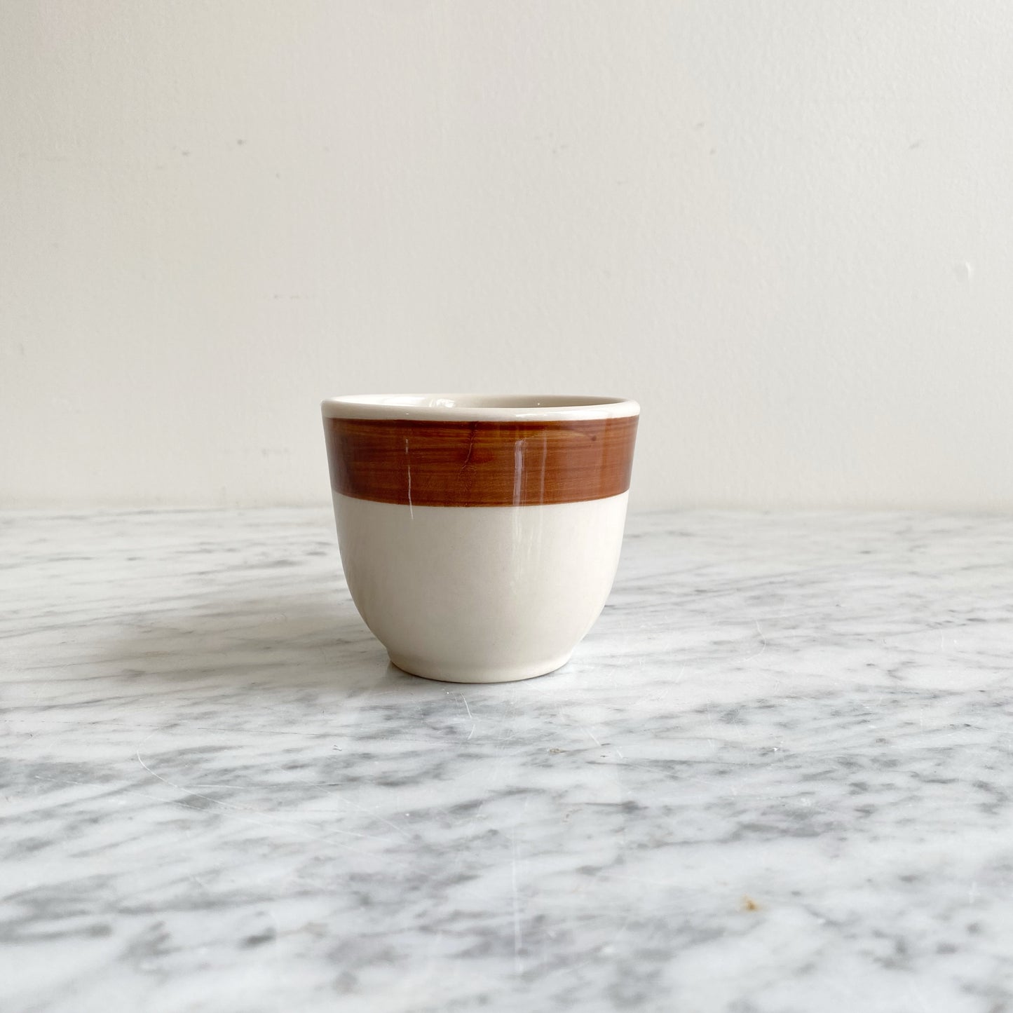 Vintage Striped Coffee Cup