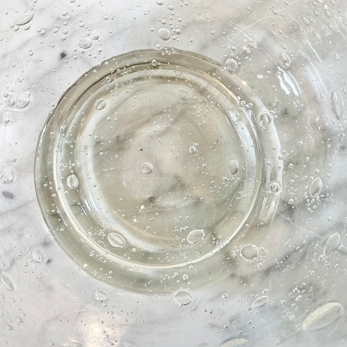 Vintage Glass Bubble Bowl