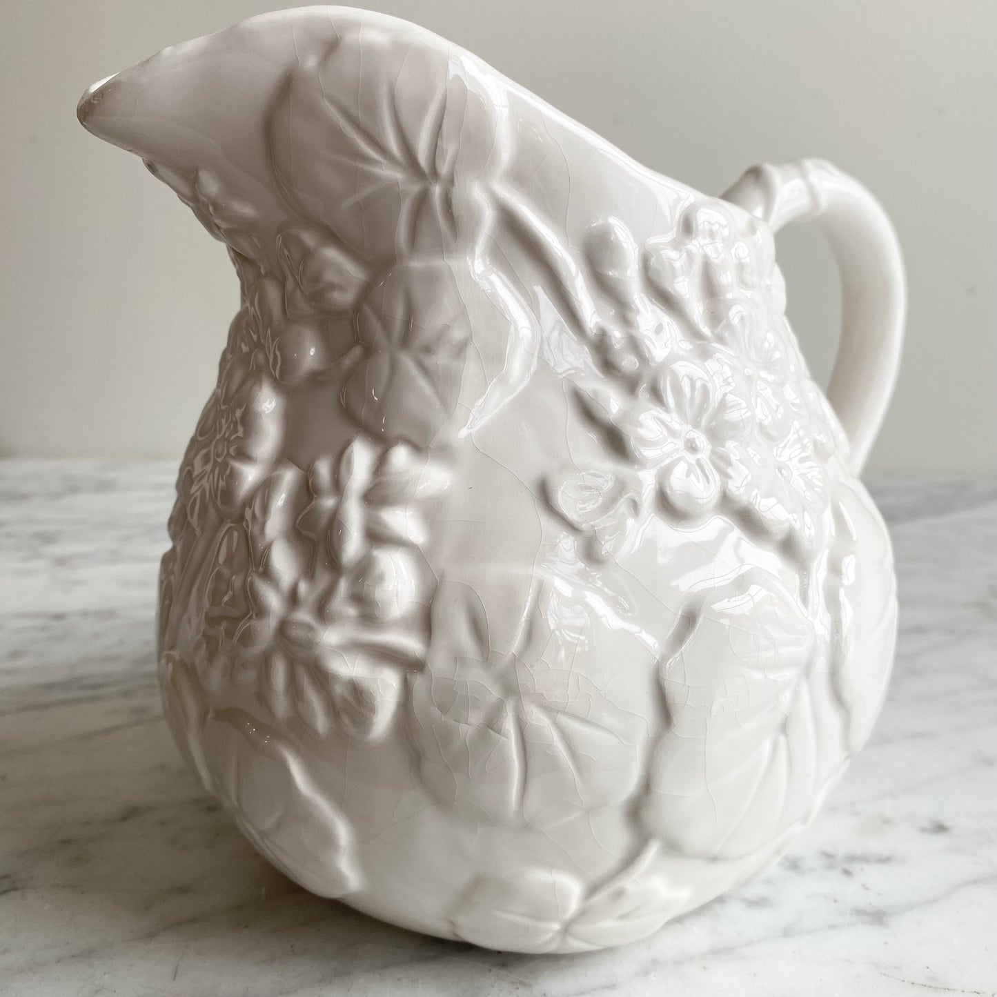 Vintage Ceramic Floral Pitcher