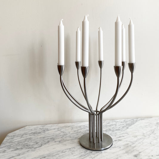 Vintage Ikea 8-arm Candelabra by Knut and Marianne Hagberg