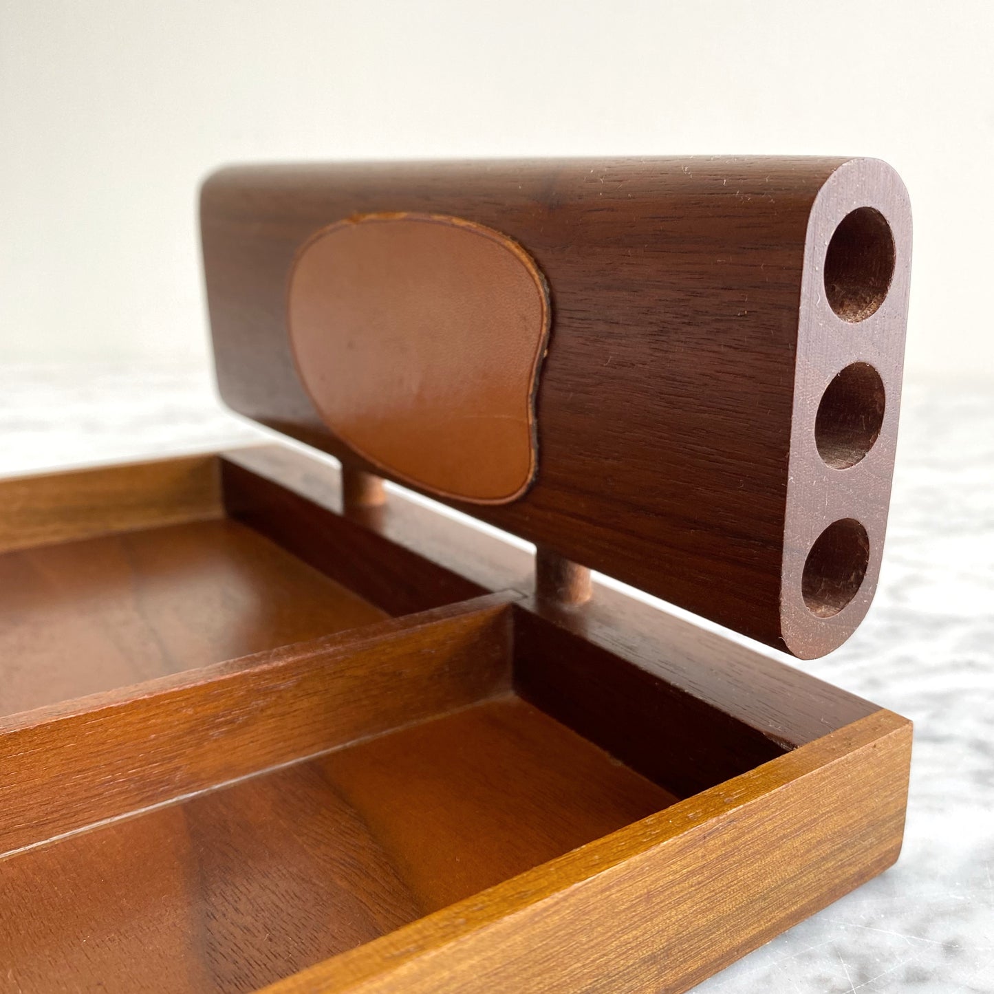 Vintage Wooden Dresser Organizer / Tray