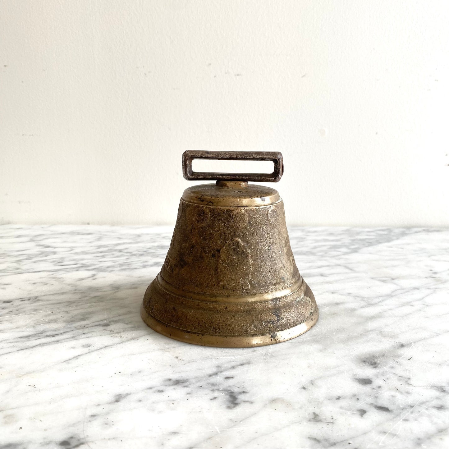 Large Antique Swiss Brass Bell
