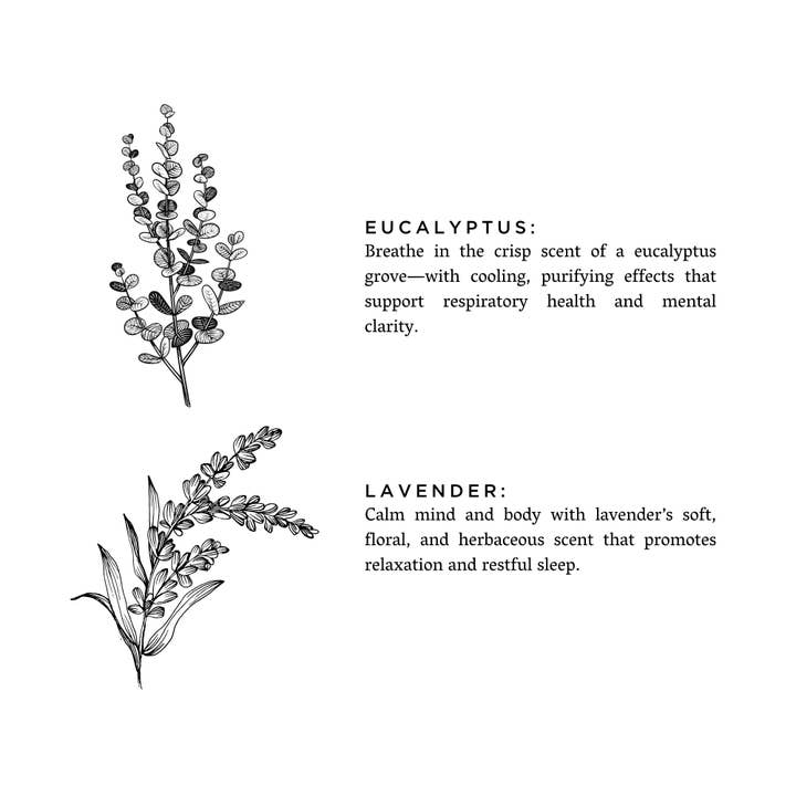 Eucalyptus + Lavender Candle, 8oz