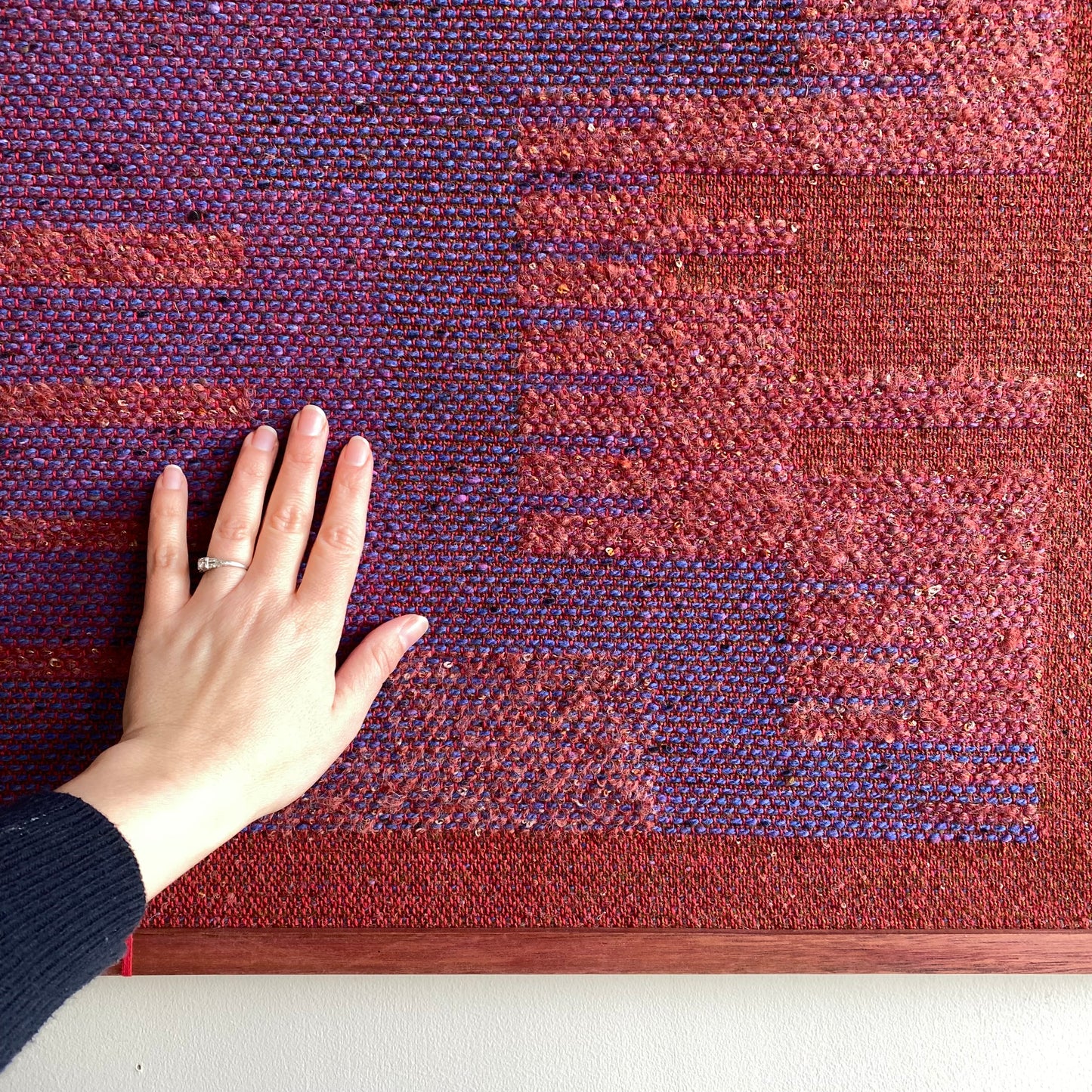 ON HOLD: Vintage Handmade Weaving / Wall Hanging / Textile Art