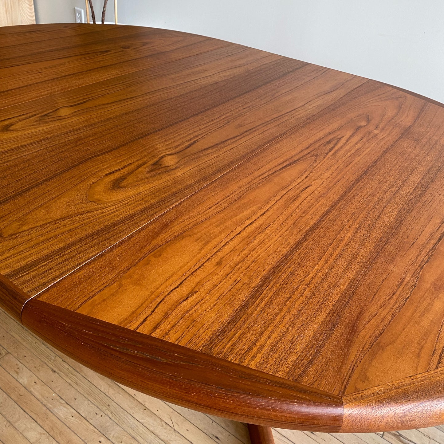 Restored Vintage Mid-Century Teak Dining Table