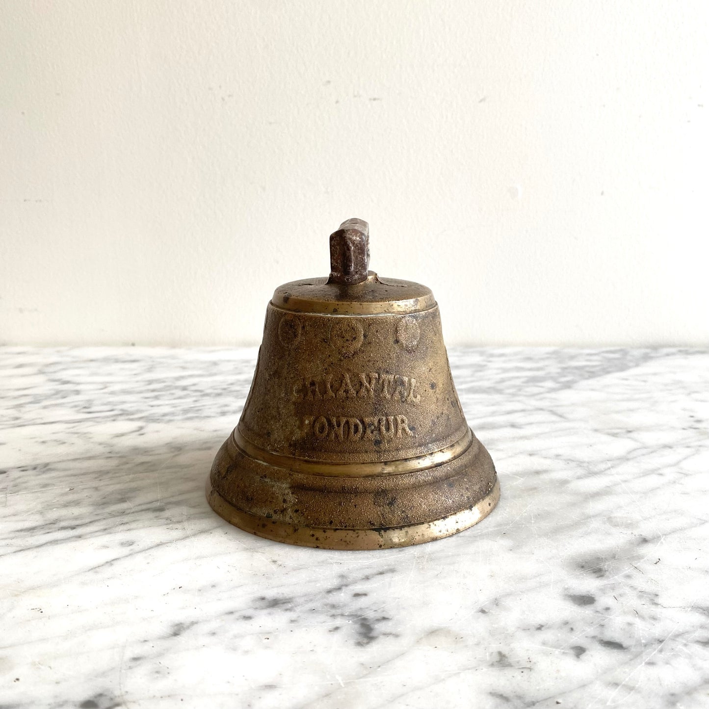 Large Antique Swiss Brass Bell