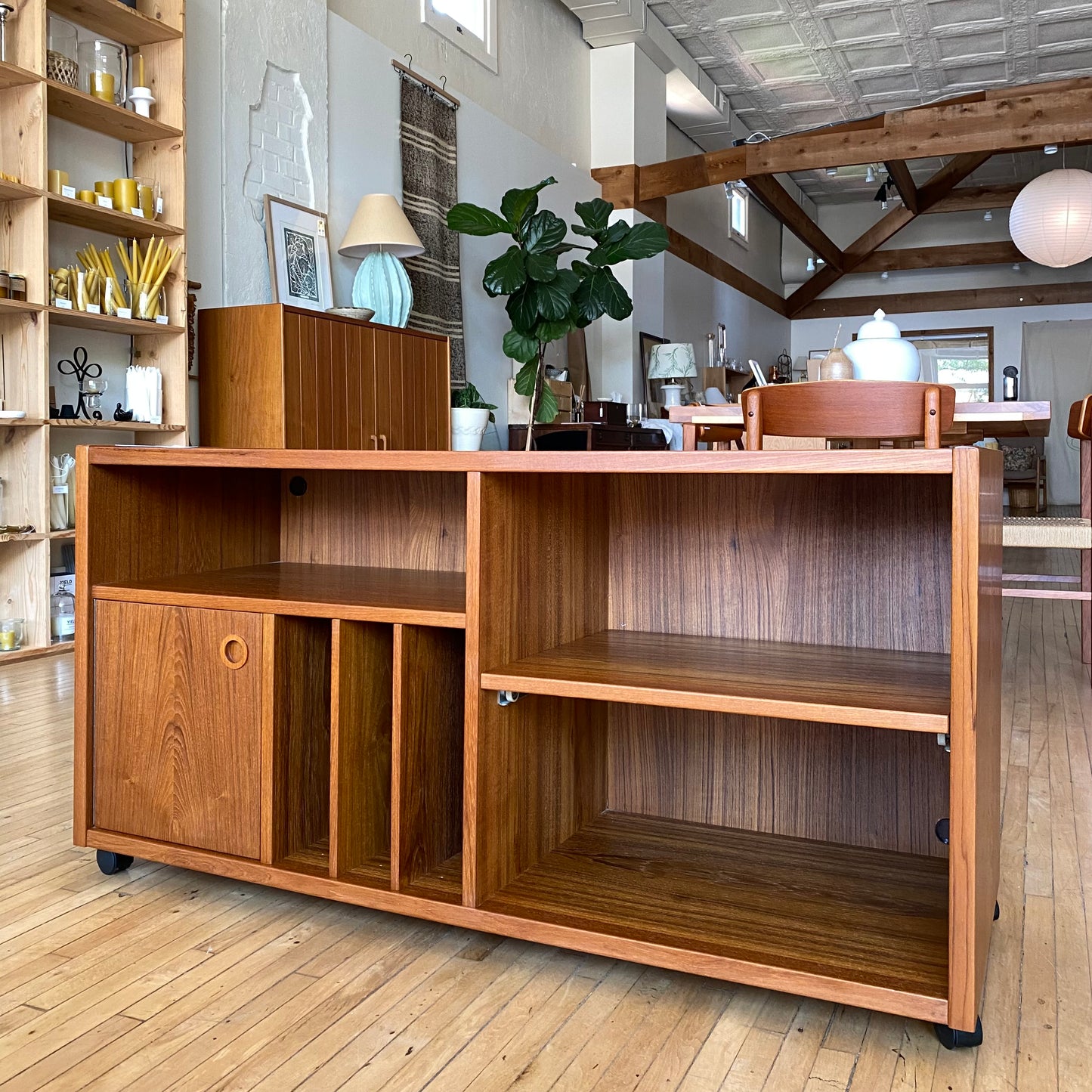 Vintage Teak Media Cabinet