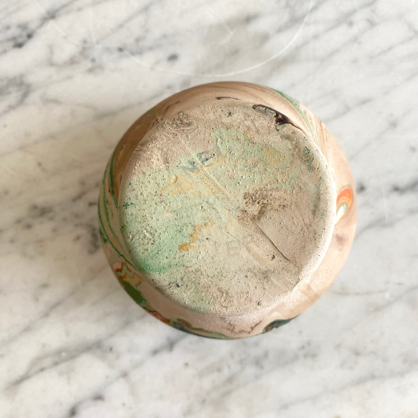 Vintage Nemadji Pottery Vase, 4"