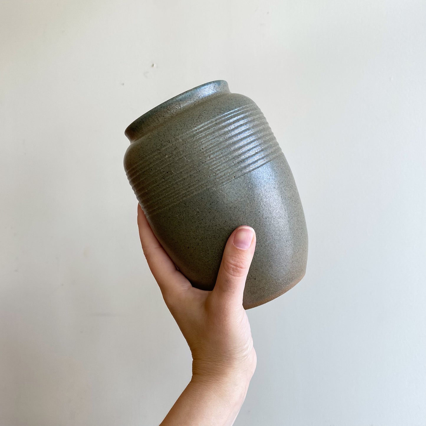 Found Studio "Priory" Pottery Vase, 6.5"