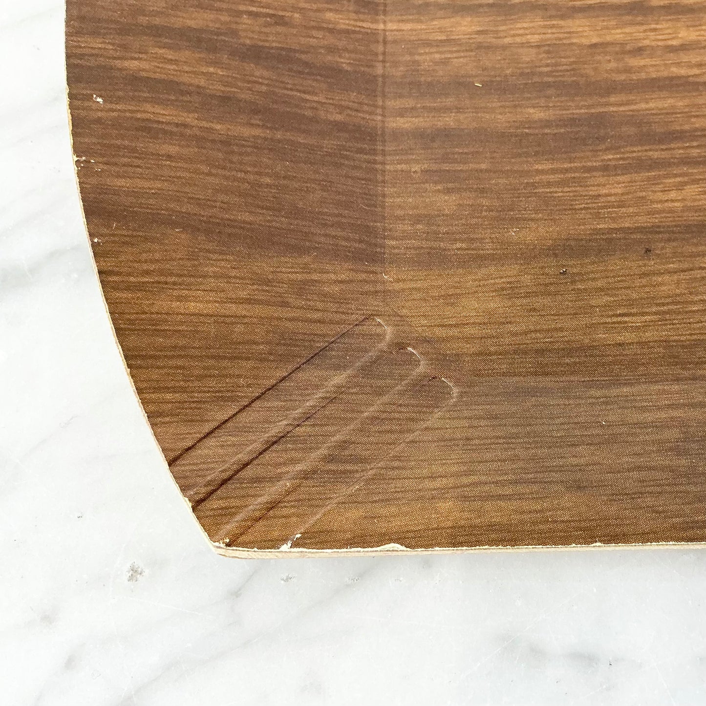 Vintage Pressed Wood Tray