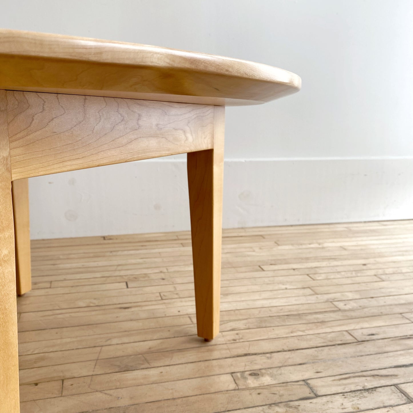 Contemporary Solid Maple Coffee Table, 30”