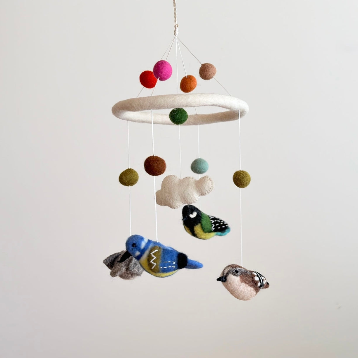 Felt Bird Mobile