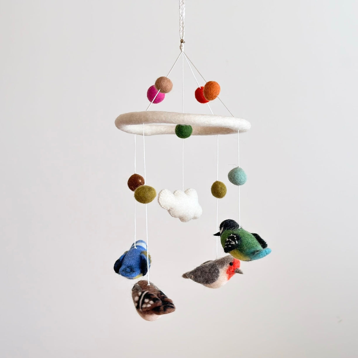 Felt Bird Mobile