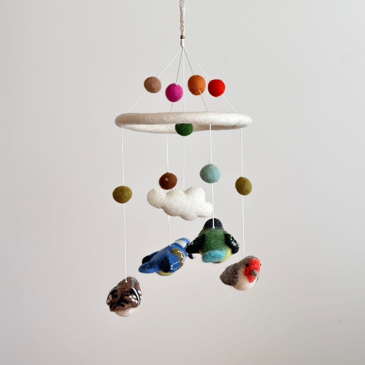 Felt Bird Mobile