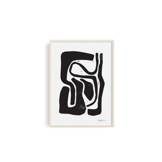 Flow I Block Print (8x10)