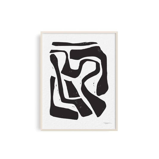Flow II Block Print (8x10)