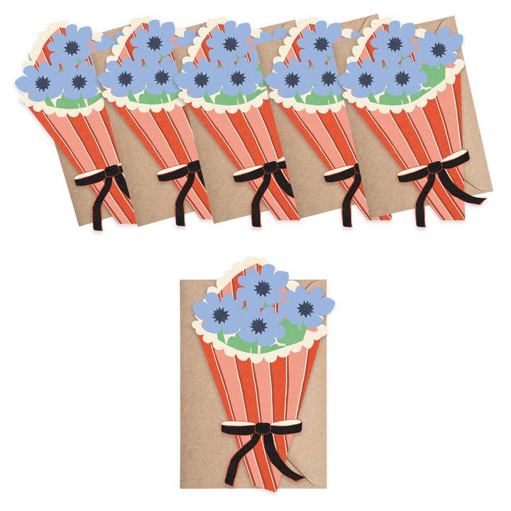 Flower Bouquet Mini Cards