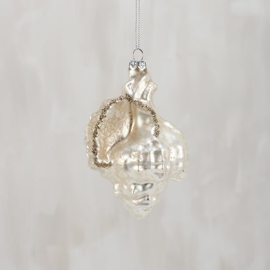40% OFF: Glass Conch Shell Ornament