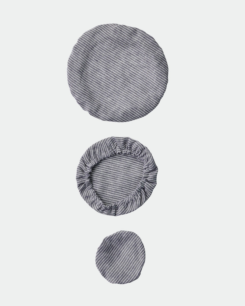 Linen Bowl Cover Trio, Choose Color