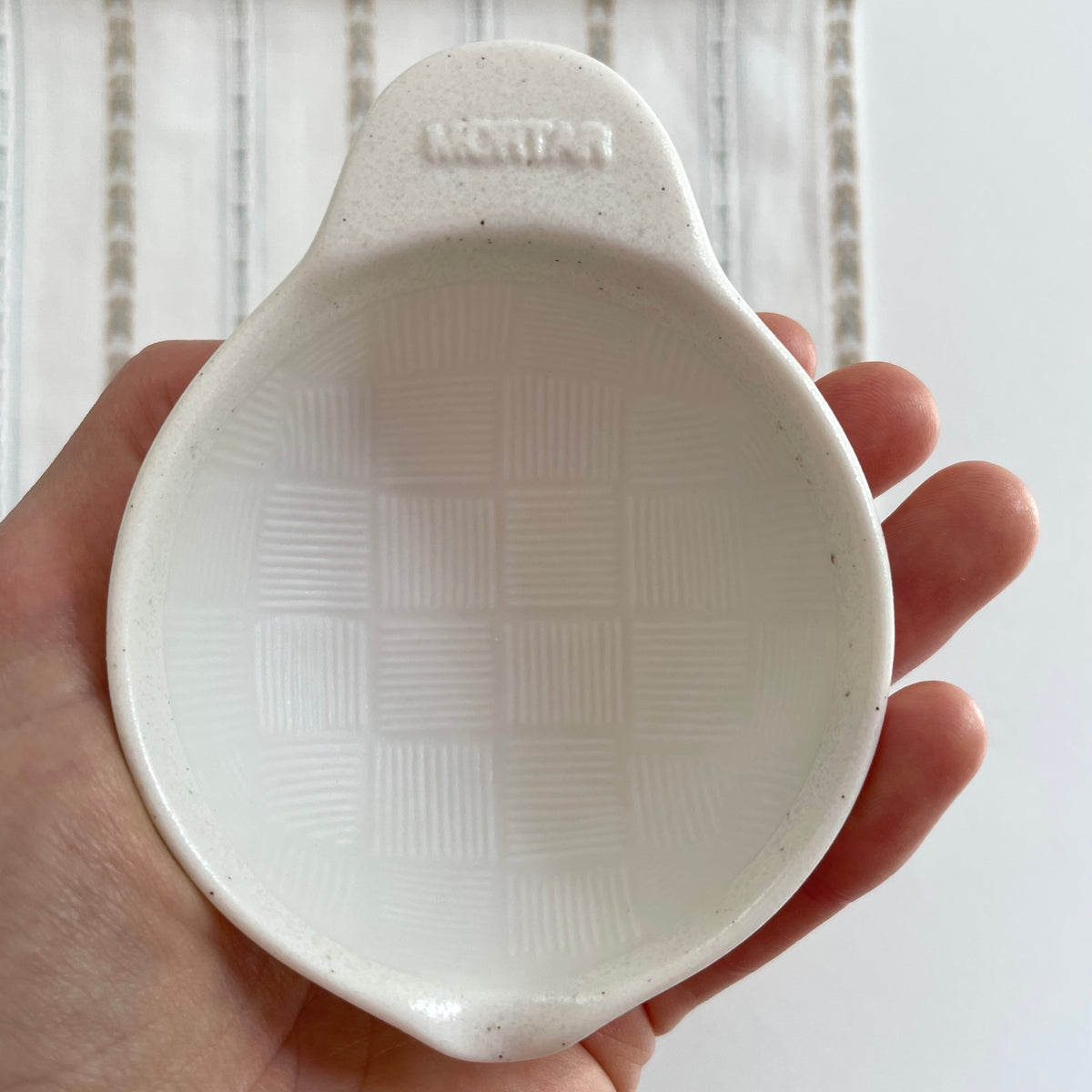 Japanese Porcelain Mortar with Handle