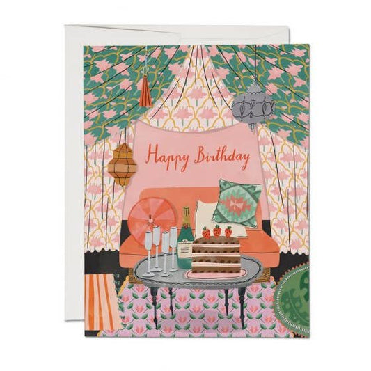Nomad Tent Birthday Card