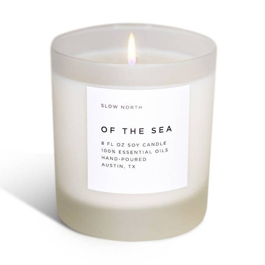 Of the Sea (Lavender, Eucalyptus, Peppermint) Candle, 8oz