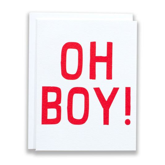 Oh Boy Card