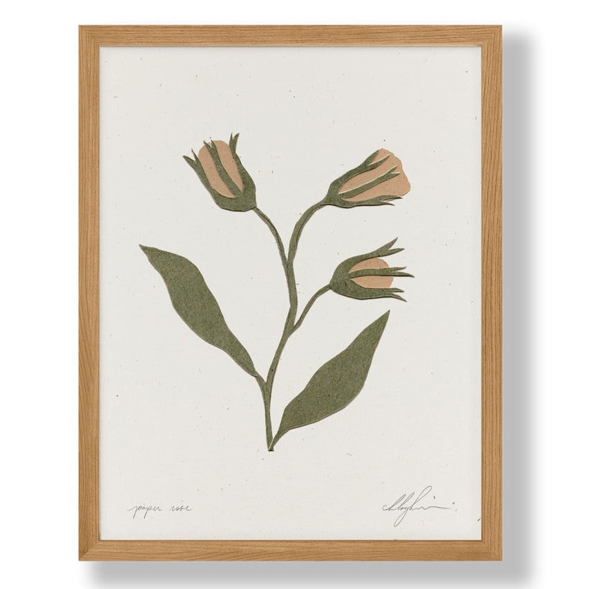 "Paper Rose" Art Print (8.5 x 11)