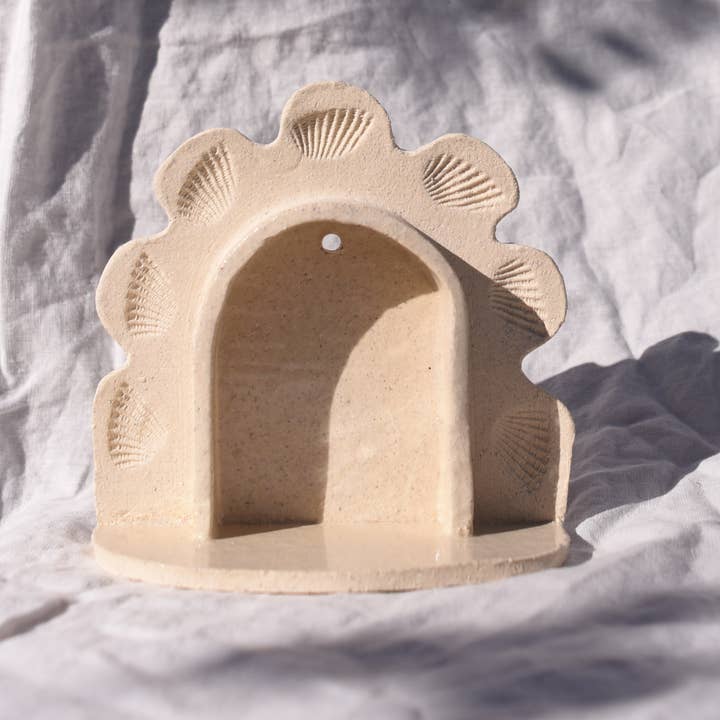 Handcrafted Shell Ceramic Grotto/Alter
