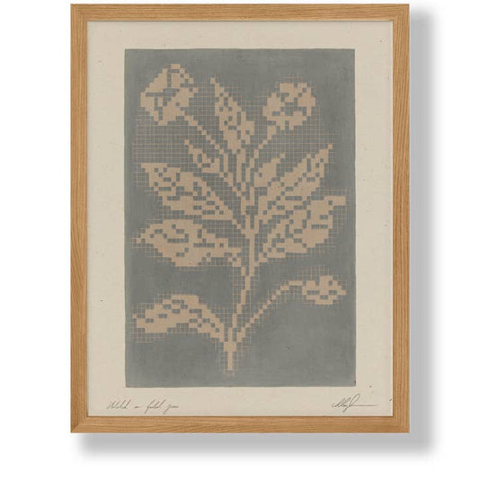"Stitched On Faded Jeans" Art Print (11 x 14)