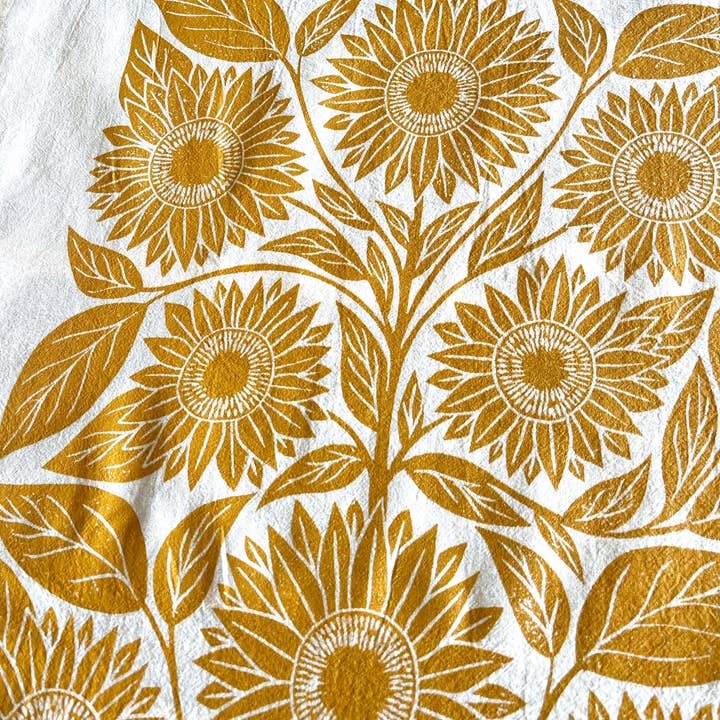Sunflower Tea Towel