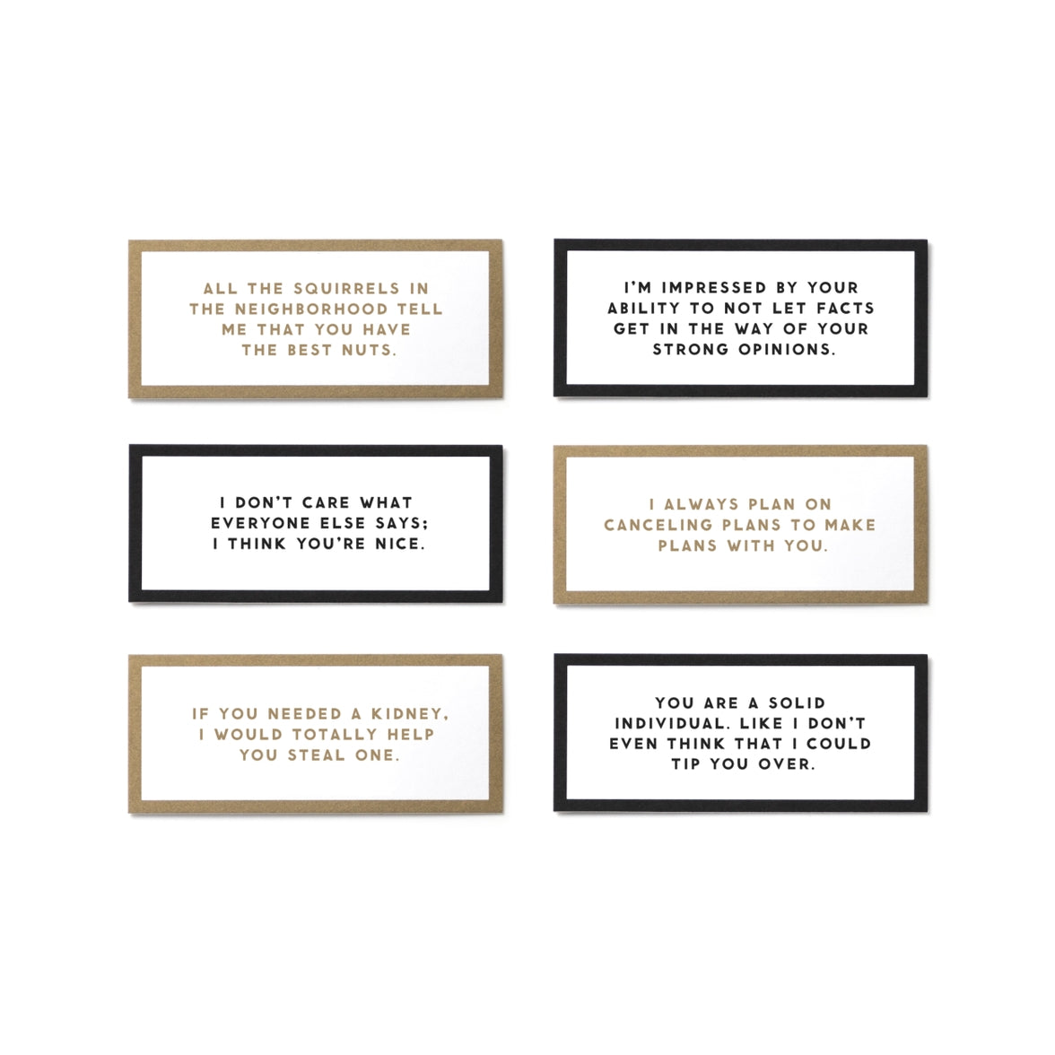 Card Set: Take A Compliment