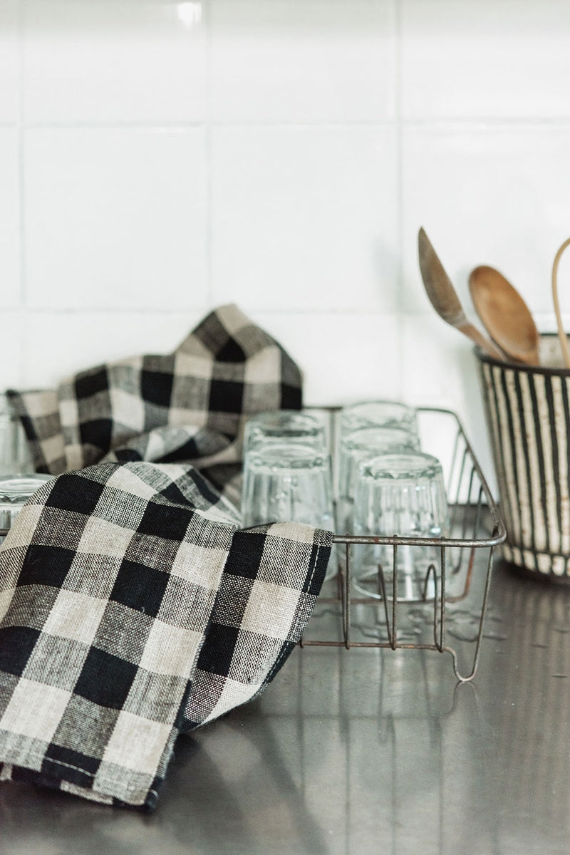 Thick Linen Kitchen Cloth / Towel, Choose Style