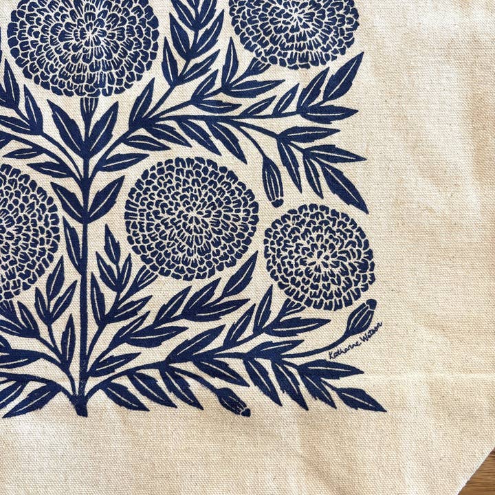 Tote Bag - Navy Marigold