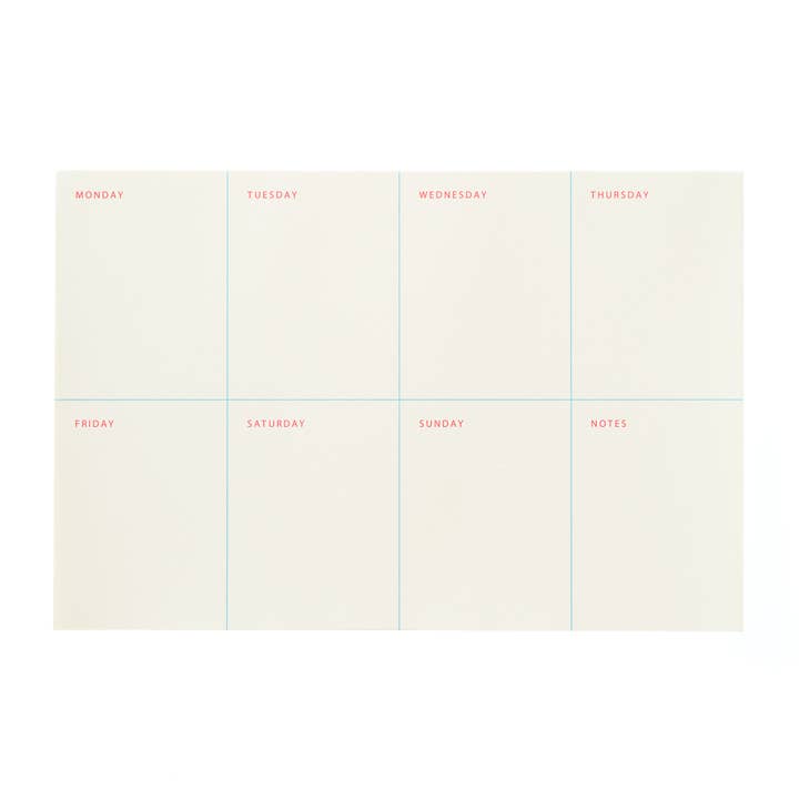 Weekly Notepad